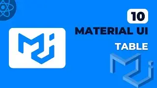 React Material Ui - 10 | Table In Material Ui | 2023