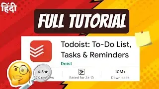 How to use todoist in hindi | Todoist Review 2021