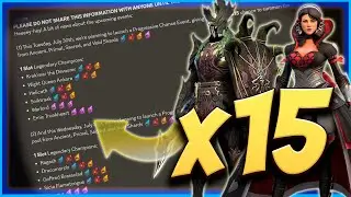 x15 en CvC: Guardar o Abrir? 🔥【 RAID SHADOW LEGENDS 】
