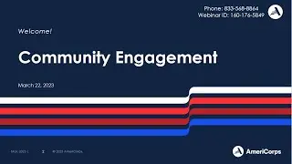 Community Engagement (3/22/23)
