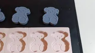 tray with 10 cavities - for wax