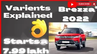 2022 Maruti Suzuki BREZZA 😍😍  #Varients Explained ,  # Specifications ......