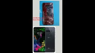 How to change Glass cover on an mobile phone. LG g8s back glass replacement .