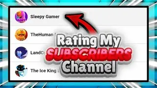 Rating My Subscribers Channel Part #1 // Brawl Stars YouTubers
