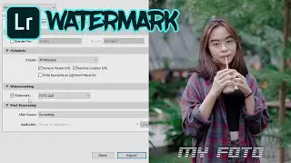 HOW TO CREATE WATERMARK IN LIGHTROOM - Lightroom Tutorial