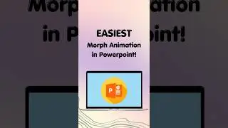 Easiest Morph Animation in Powerpoint! #ppt