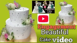 Chocolate truffle fancy cake  how to make chocolate truffle fancy cake  Engagement Cake design