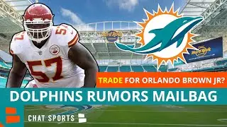 JUICY Dolphins Rumors: TRADE for Orlando Brown Jr.? Sign Daryl Williams & A.J. Johnson? | Mailbag