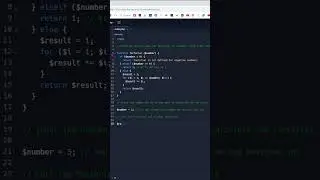 Function to calculate the factorial of a number using a for loop