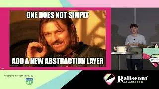 RailsConf 2023 - Rails as a piece of birthday cake by Vladimir Dementyev