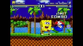 MUGEN Spongebob Squarepants vs Sonic The Hedgehog