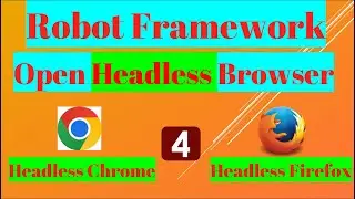 How to open browser in headless mode using Robot Framework?