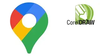 How To Make Google Map Logo In Coreldraw
