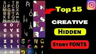 INSTAGRAM STORY HIDDEN FONTS  |  INSTAGRAM STORY HIDDEN GIF  | CREATIVE INSTAGRAM STORY IDEAS