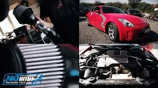 Установка системы впуска AFE Takeda в Nissan 350Z