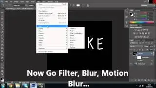 Beginner Photoshop CS6 Effects - Smokey Text Effect