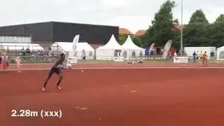Muammar Barshim (1994) - 2.25m - 5.07.2014