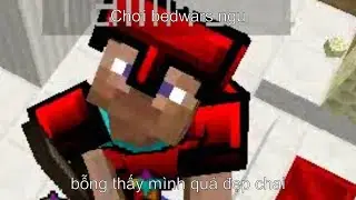 chơi bedwars ngu bỗng thấy mình quá đẹp trai #shorts