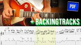 How To Play BOTH Slash' Guitar Solos in Knocking On Heavens Door by Guns And Roses