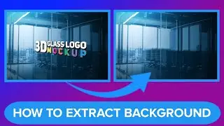 Extract Logo Mock Up Background [How To Remove Logo From Background]
