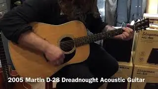 2005 Martin D-28 Dreadnought Acoustic Guitar