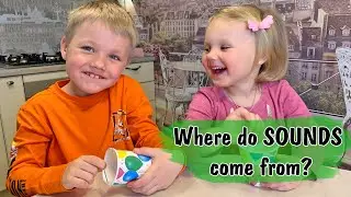 Sound science experiment for kids
