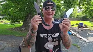 Cold Steel Mayhem vs fake Cold Steel Voyager throwing