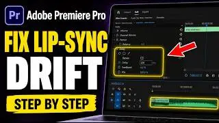 How to configure Adobe Premiere Pro to fix lip-sync drift - Step By Step