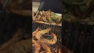 Мощные Креветки дегустирую осьминога креветки и рыбу Рецепт Приготовления 