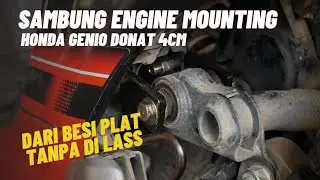 PASANG/SAMBUNG PLAT ENGINE MOUNTING DI HONDA GENIO DONAT GEN 2