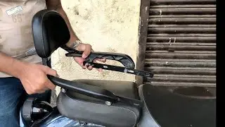 Back Rest extension || Meteor 350 || Royal Enfield #meteor350 #diy #nkshout #royalenfield