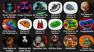 Scary Teacher 3D Squid Games, Poppy Playtime Chapter 3, The Baby In Yellow, Bowmasters, Death Park