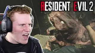 ATTACKED BY A GIANT ALLIGATOR! - Resident Evil 2 REMAKE - Leon Walkthrough Part 5