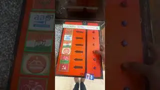 Electronic voting machine evm working model 