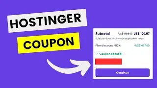 Hostinger Coupon Code 2025 | Best Wordpress Hosting ?