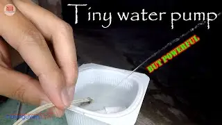 How to make a tiny water pump | Small jet water pump