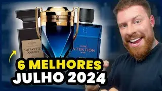 Comprei 14 PERFUMES em JULHO e selecionei os 6 MELHORES do Mês | Perfumes Masculinos