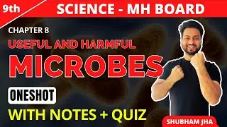 9th Science | Chapter 8 | Useful and harmful microbes | Maharashtra board | Shubham Jha