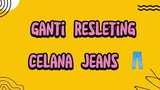 masih penasaran cara servis celana jeans ganti resleting dan kancing #diysewingtips #jahitkeliling