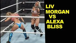 WWE 2K23 Alexa Bliss vs Liv Morgan - Quiet Bikini Match