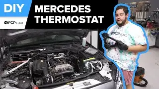 Mercedes C300 Thermostat Replacement DIY (2015-2018 Mercedes C300, GLC300, SLC300, SLK300, E300)