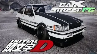 CarX Street PC Initial D Cartoon Livery