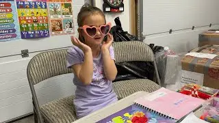 🎀Cute BABY Girl Writing Homework in Action #kindergarten #homework #cute #cutegirlvlog #writing