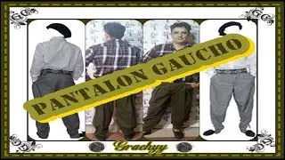 Confeccion pantalon gaucho