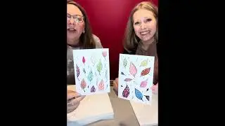 Crafts with Jess and Keri- Watercolor Leaves
