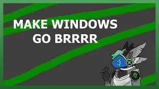 Making Windows 10 EVEN FASTER?!!? (check desc)