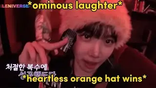 chaewon being a heartless orange hat