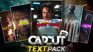 ✨Level Up Your Edits: FREE TEXT Pack Like AE on CAPCUT...!!