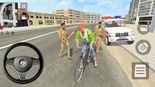Ultimate Vehicle Collection In Indian Theft Auto Simulator - Bycycle Driving Franklin In City.