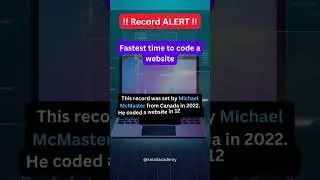 How fast can you code a website ?